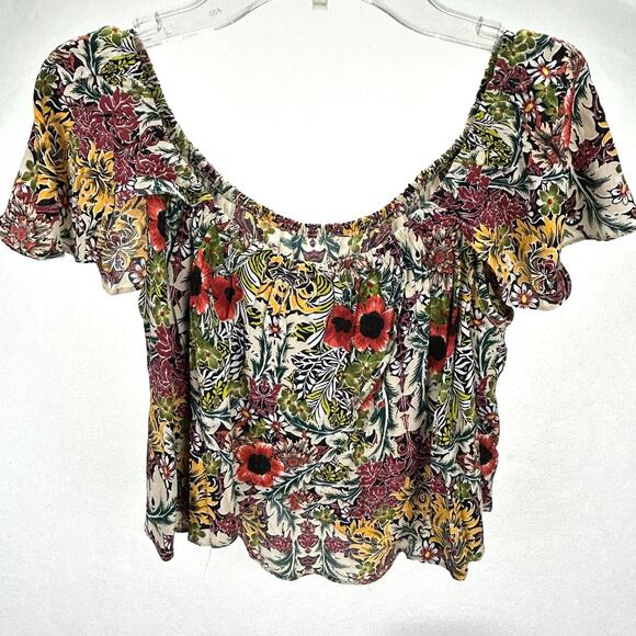 3pc Outfit Womens 6 Athleta Paper Bag Shorts & TopShop Flowy Crop Puma M Sweater - Picture 7 of 16